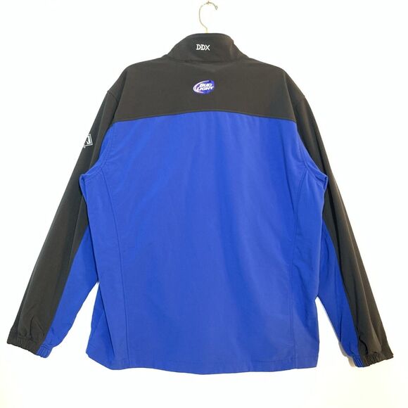 Dri Duck DDX Motion Jacket Mens XL Blue Gray Bud Light Softshell Lightweight - Picture 4 of 7